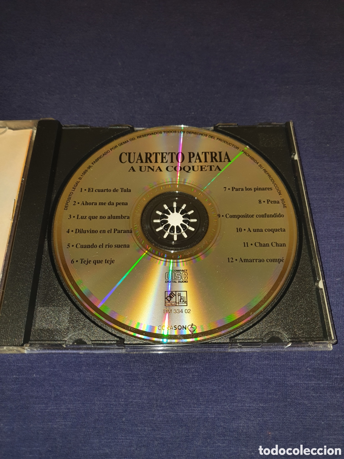 CDs de m&uacute;sica: Cuarteto Patria a una coqueta - Foto 3