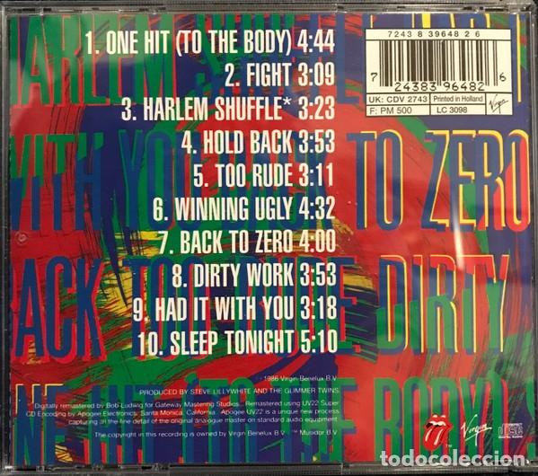 CDs de m&uacute;sica: The Rolling Stones - Dirty Work - Foto 2