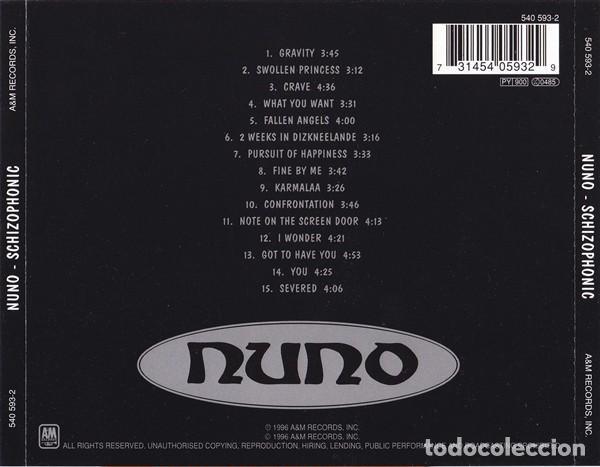 CDs de m&uacute;sica: Nuno &ndash; Schizophonic - cd - Foto 2