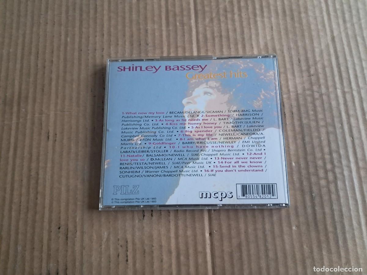 CDs de m&uacute;sica: SHIRLEY BASSEY - GREATEST HITS CD 1993 - Foto 3