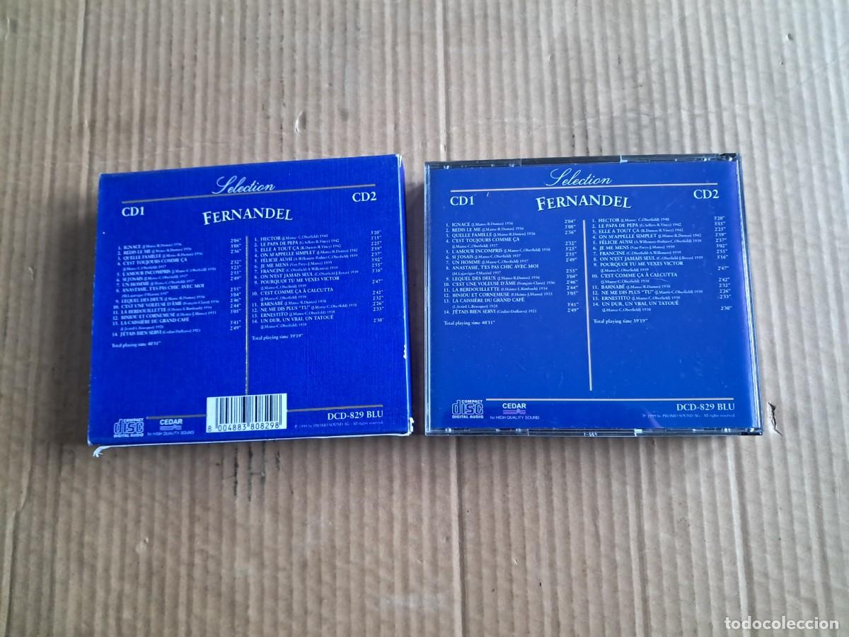 CDs de m&uacute;sica: FERNANDEL - SELECTION DOBLE CD 1999 - Foto 5