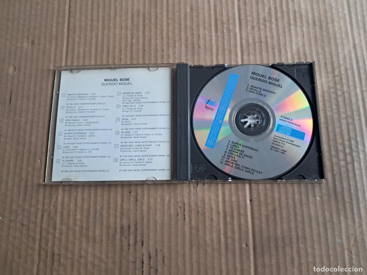 CDs de m&uacute;sica: MIGUEL BOSE - QUERIDO MIGUEL CD 1993 - Foto 2