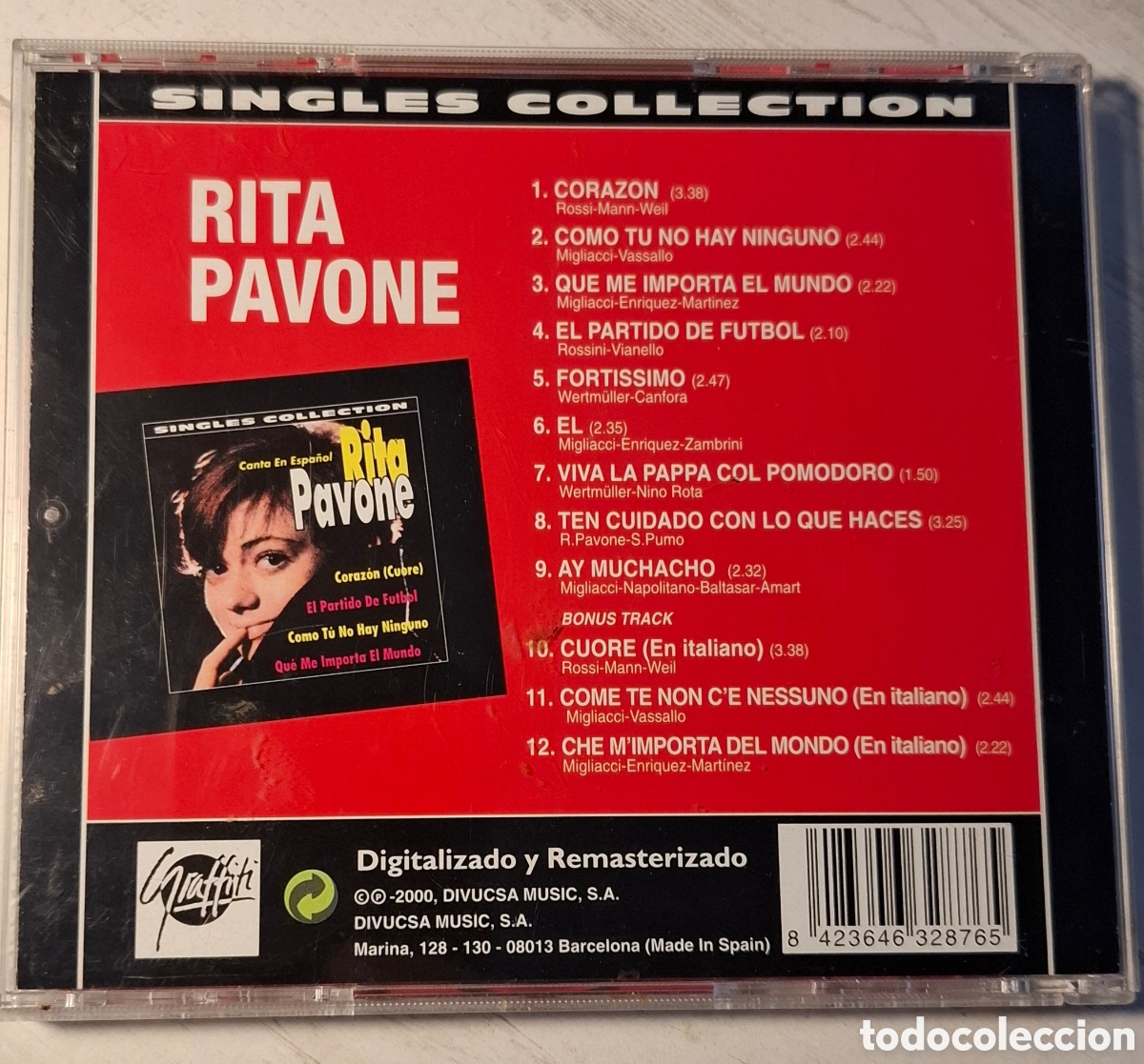 CDs de m&uacute;sica: Rita Pavone Canta en espa&ntilde;ol CD - Foto 2