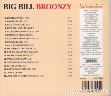 CDs de m&uacute;sica: Big Bill Broonzy &ndash; Anthologie - Foto 2