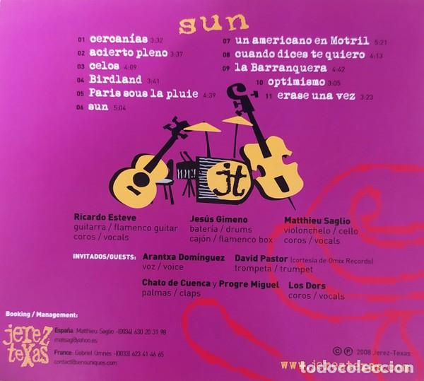 CDs de m&uacute;sica: Jerez-Texas &ndash; Sun - Digipack - Foto 2