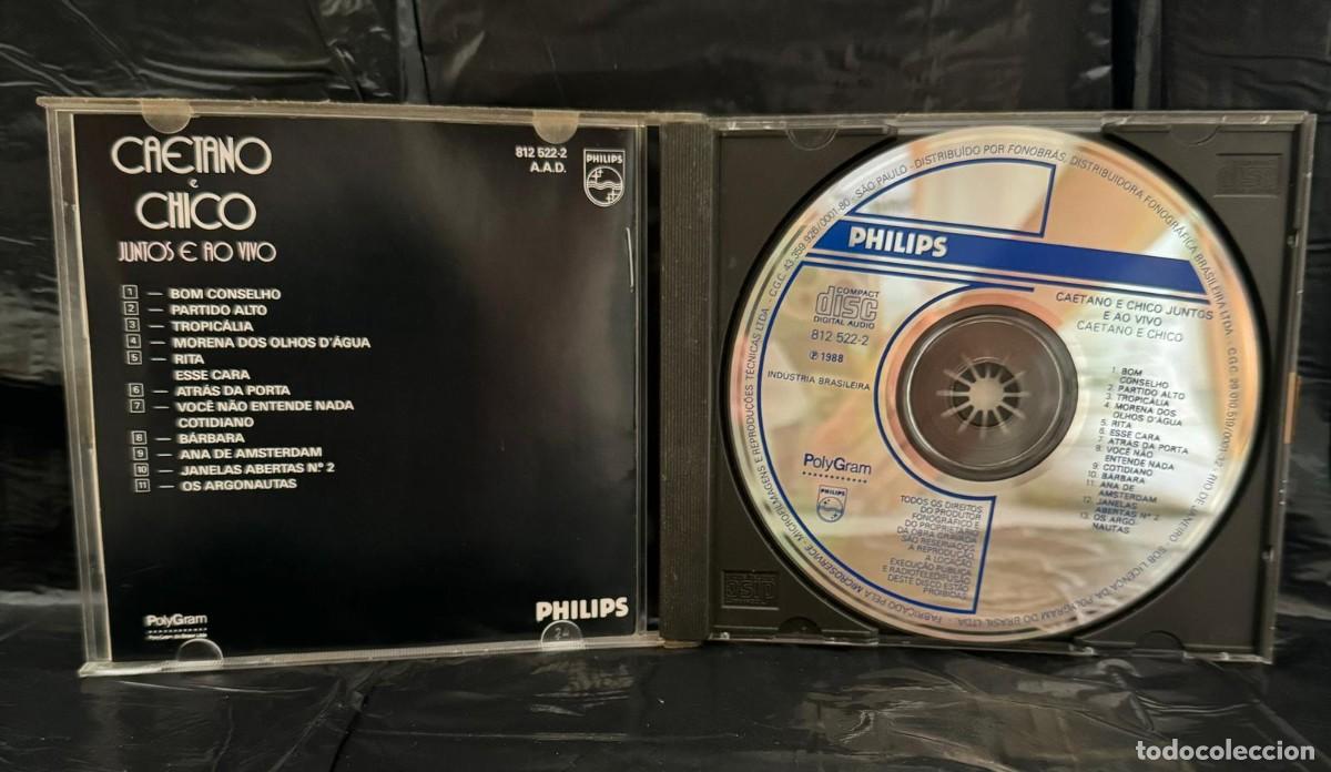 CDs de m&uacute;sica: Caetano e chico juntos e ao vivo CD - Foto 3