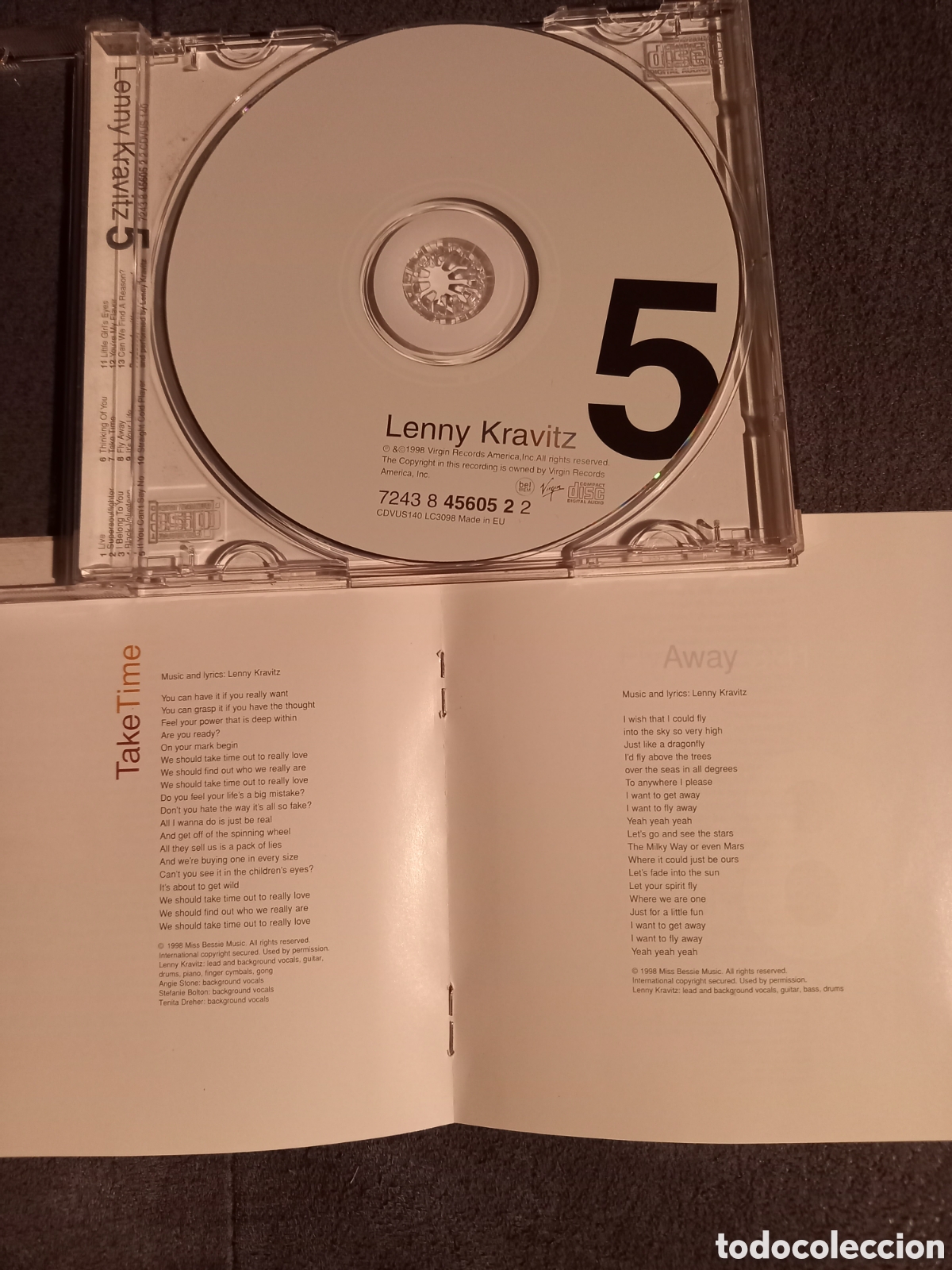 CDs de m&uacute;sica: CD LENNY KRAVITZ - 5 (1998) - Foto 3