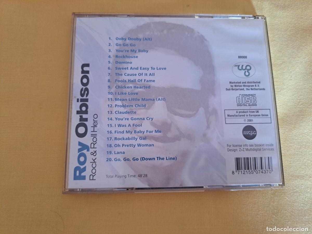 CDs de m&uacute;sica: ROY ORBISON - ROCK & ROLL HERO - MCPS 2001 - CD - Foto 3