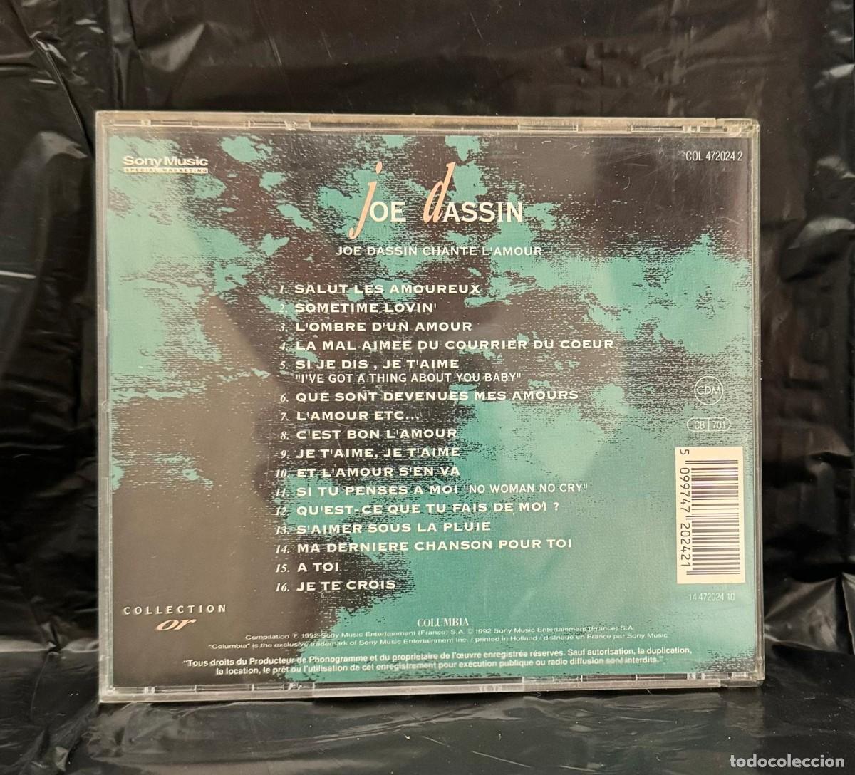CDs de m&uacute;sica: Joe Dassin Chante Lamour Collection CD - Foto 2