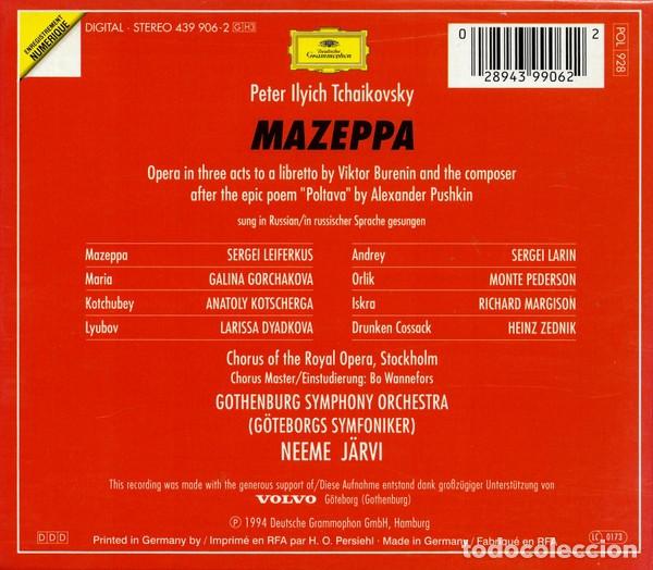 CDs de m&uacute;sica: TCHAIKOVSKY: MAZEPPA - DEUTSCHE GRAMOPHON - 3 CD + LIBRETO - Foto 2