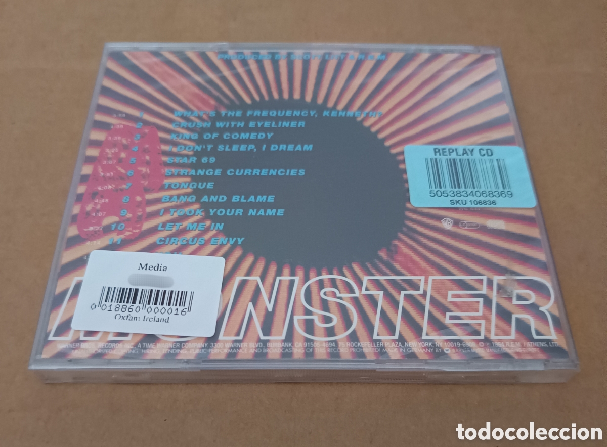 CDs de m&uacute;sica: CD Monster, de R.E.M. (Warner, 1994). Precintado. - Foto 2