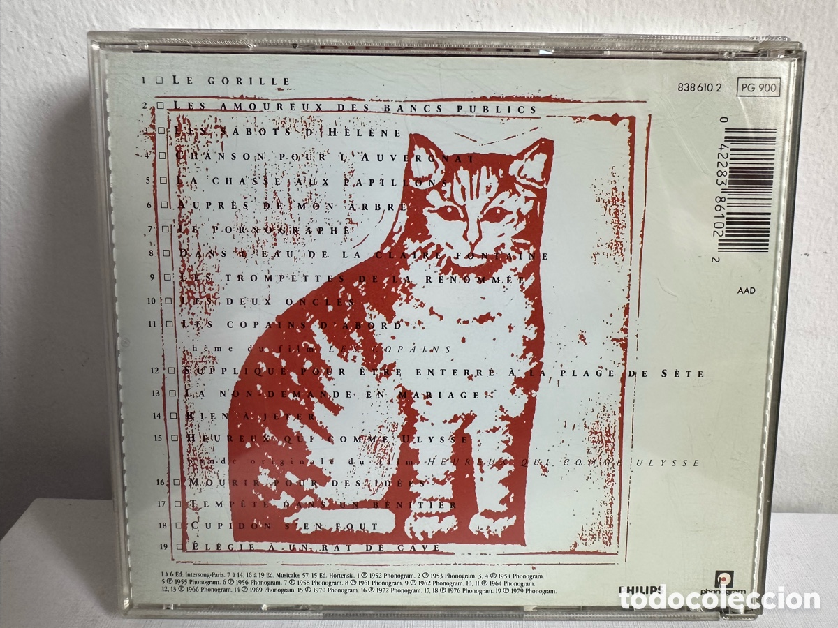 CDs de m&uacute;sica: Georges Brassens - Les Copains DAbord (CD, Comp) - Foto 2