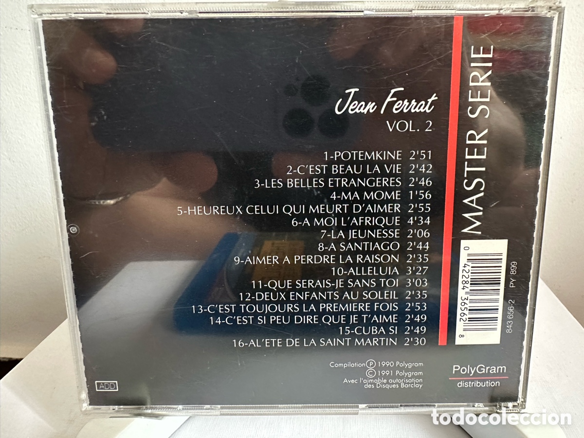 CDs de m&uacute;sica: Jean Ferrat - Jean Ferrat Vol. 2 (CD, Comp) - Foto 2