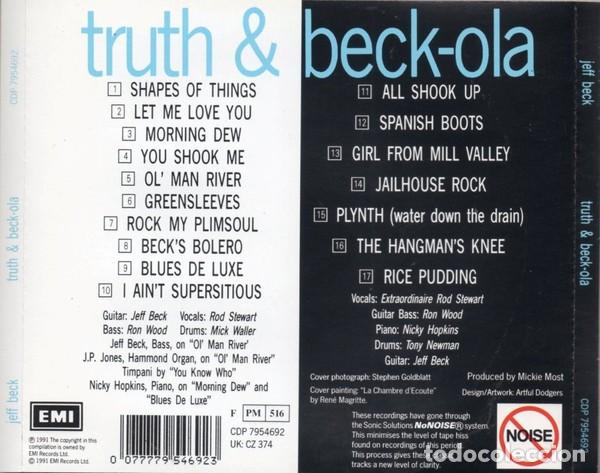 CDs de m&uacute;sica: Jeff Beck - Truth & Beck-ola - Foto 2