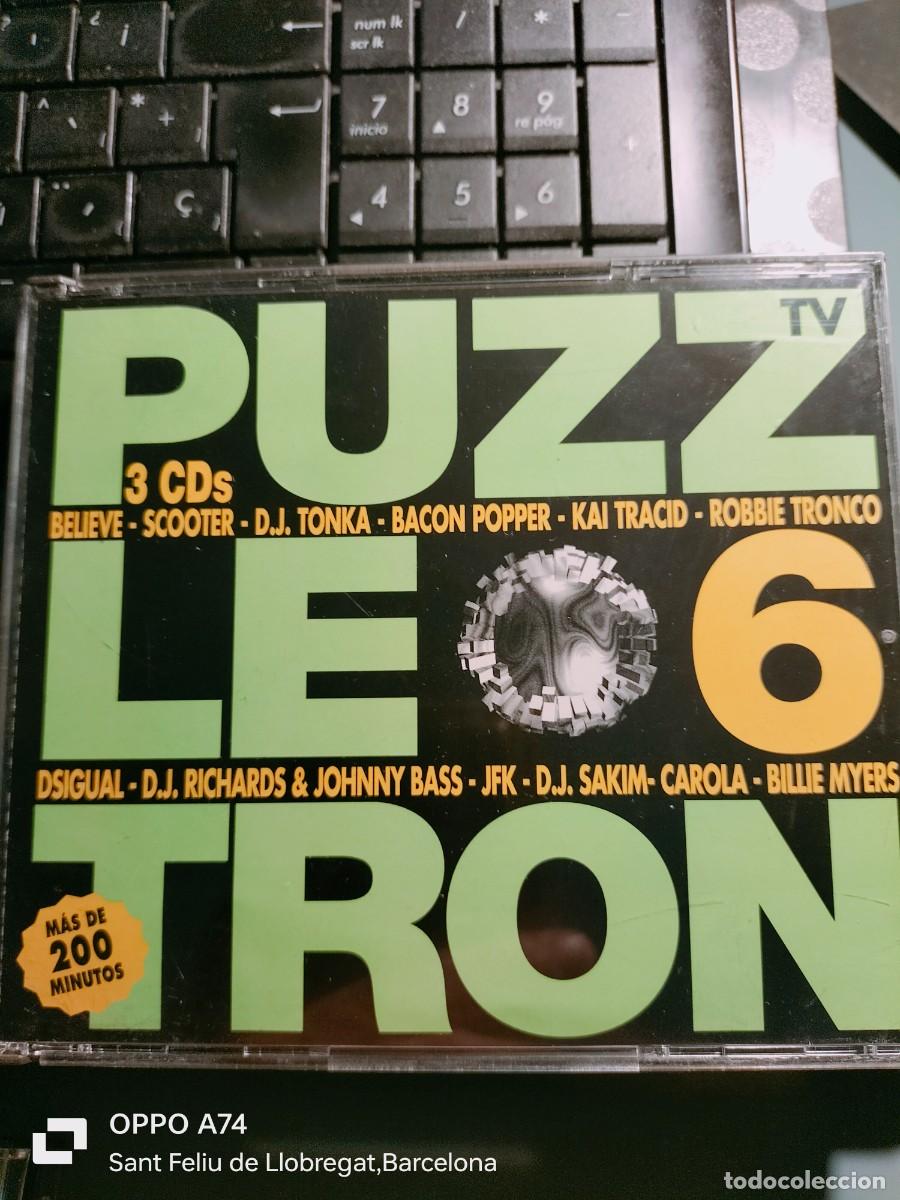 CDs de m&uacute;sica: RAR 3 CDS. PUZZLETRON 6. DANCE, HOUSE, TECHNO - Foto 1