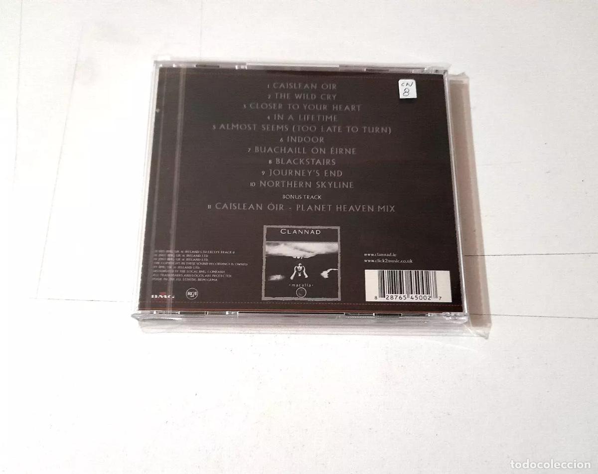 CDs de m&uacute;sica: CLANNAD &rdquo;MACALLA&rdquo; CD 11 TRACKS COMO NUEVO - Foto 2