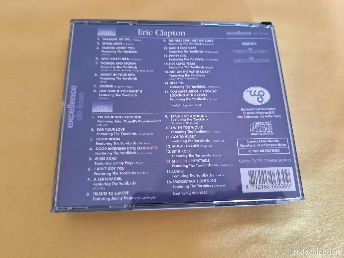CDs de m&uacute;sica: ERIC CLAPTON - EXCELLENCE DE LUXE (2 CDS) - BIEM/STEMRA 2000 - CD - Foto 4