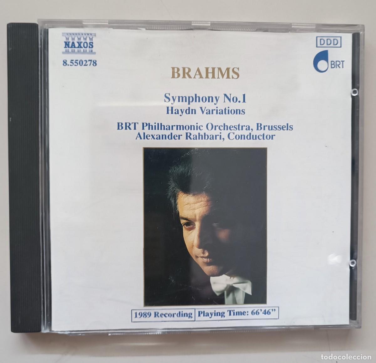 CDs de m&uacute;sica: BRAHMS: Symphony No.1. Haydn variations - Foto 1