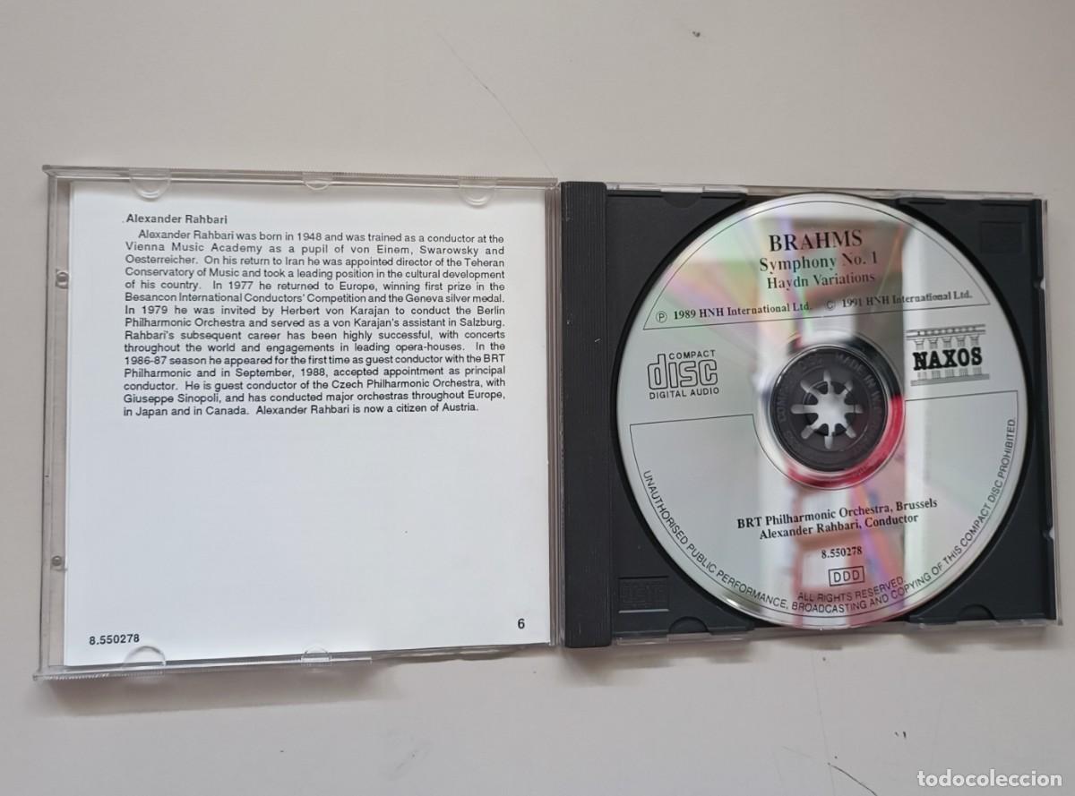 CDs de m&uacute;sica: BRAHMS: Symphony No.1. Haydn variations - Foto 3