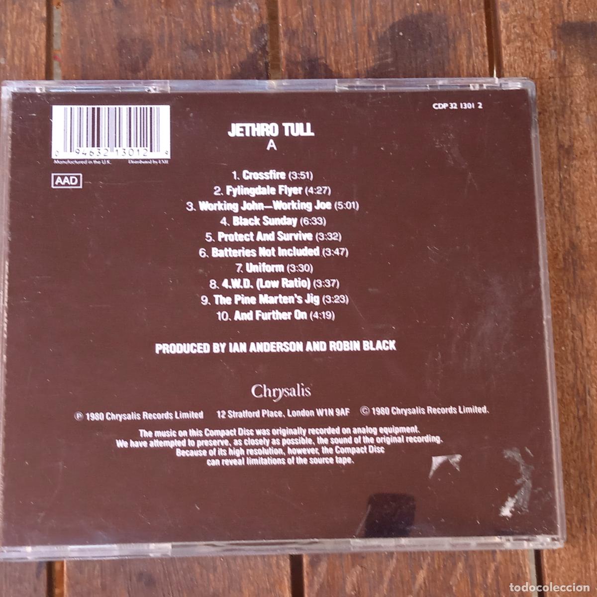 CDs de m&uacute;sica: JETHRO TULL cd A . Chrysalis - Foto 3