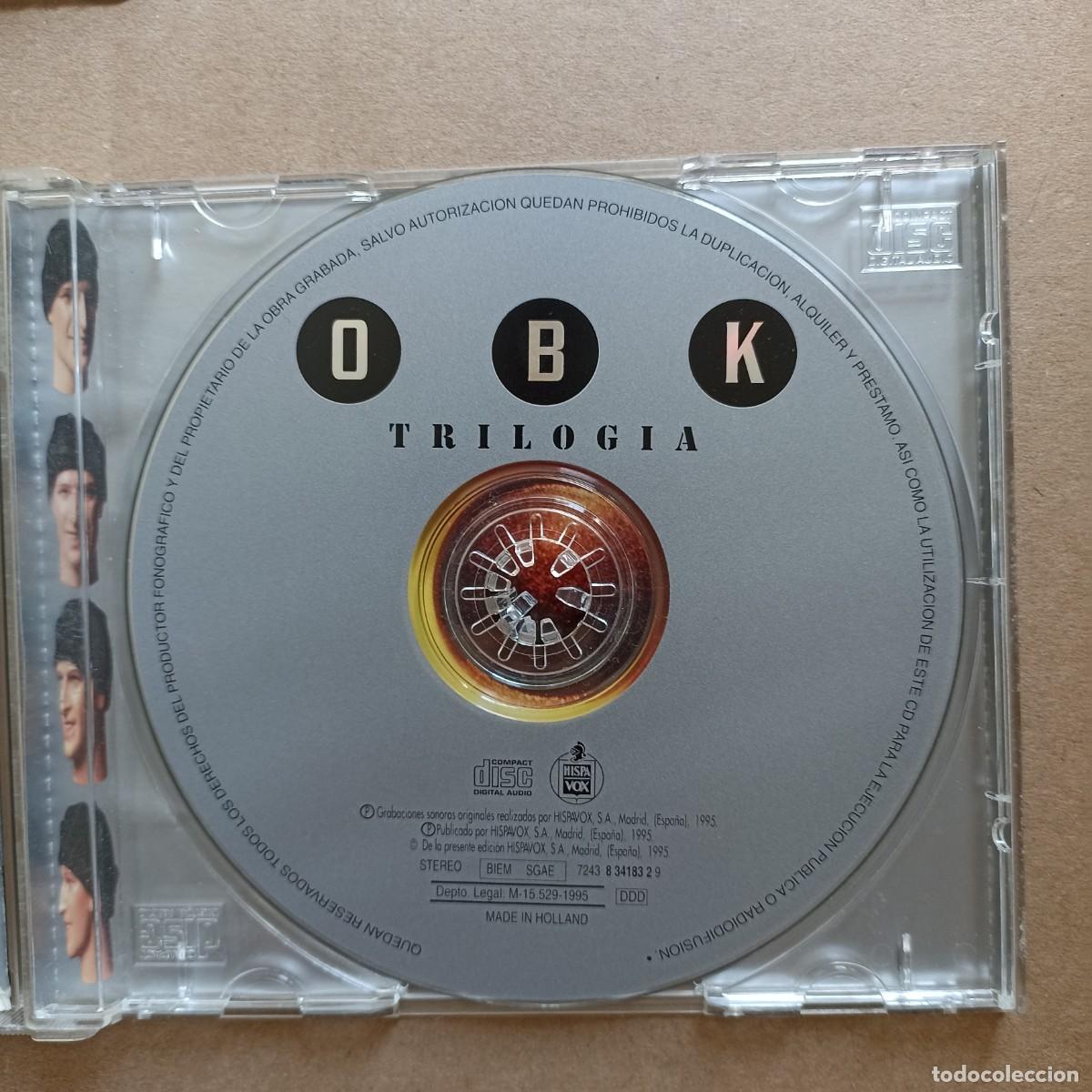 CDs de m&uacute;sica: CD Audio OBK Trilog&iacute;a - Foto 1