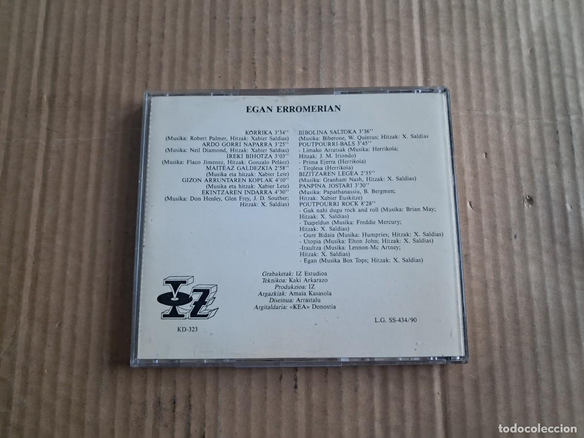 CDs de m&uacute;sica: EGAN - ERROMERIAN CD 1990 - Foto 3