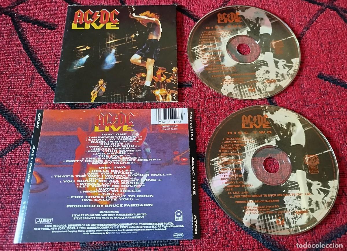 CDs de m&uacute;sica: AC / DC ** Live ** CD DOBLE ORIGINAL 1992 - Foto 1