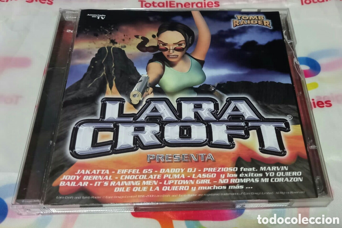 CDs de m&uacute;sica: Lara Croft doble CD musica - Foto 1