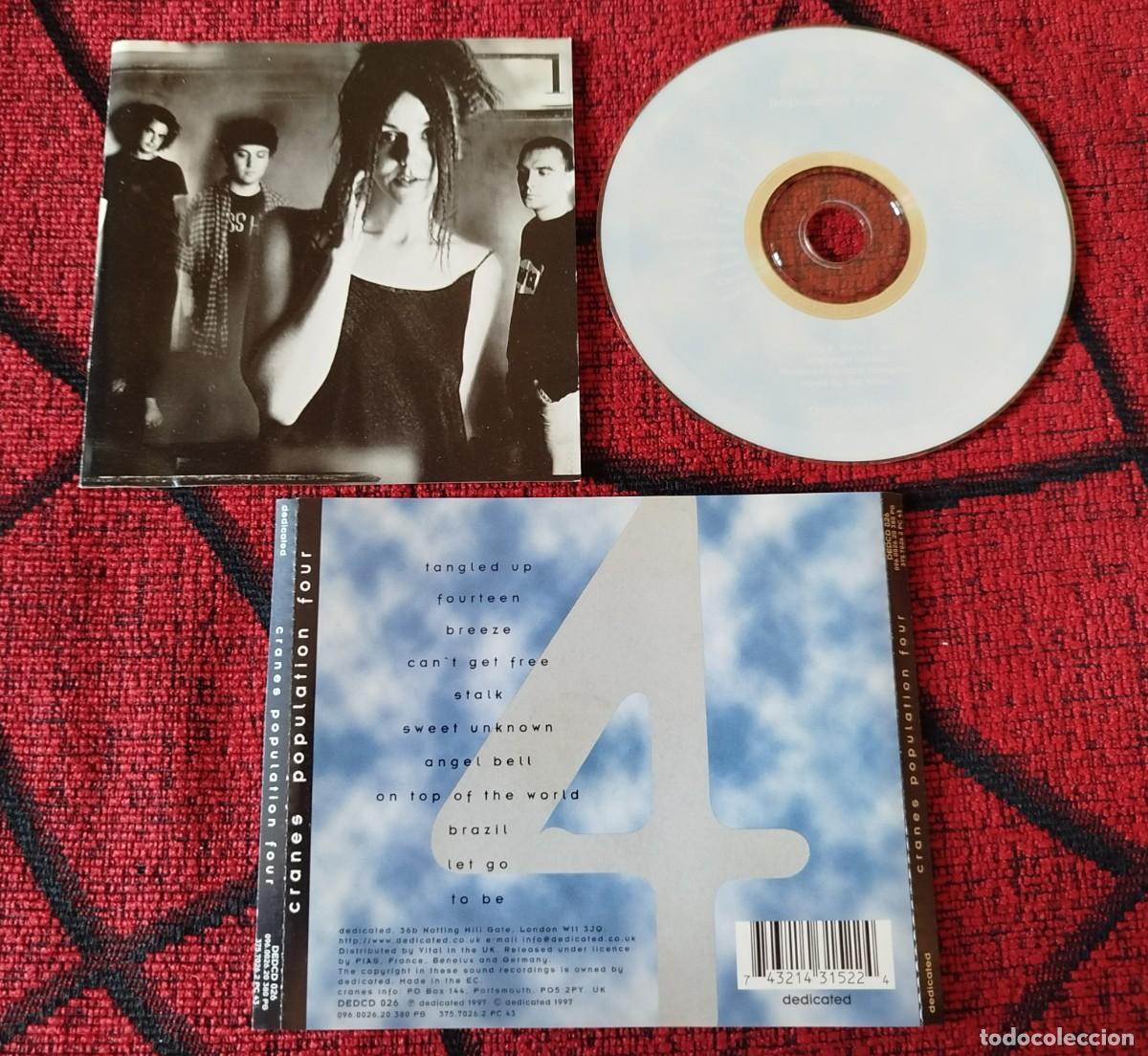CDs de m&uacute;sica: CRANES ** Population Four ** CD ORIGINAL 1997 UK - Foto 1