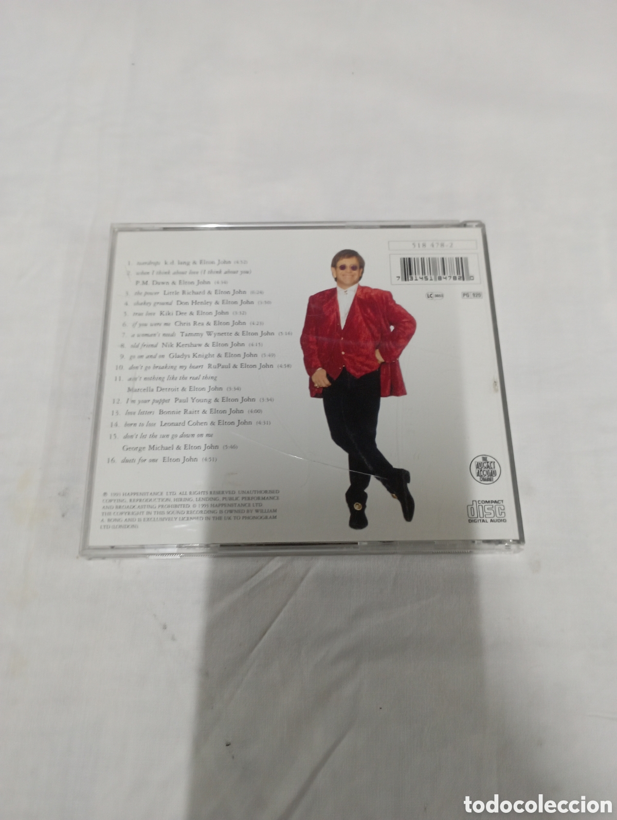 CDs de m&uacute;sica: Elton John duets original - Foto 2