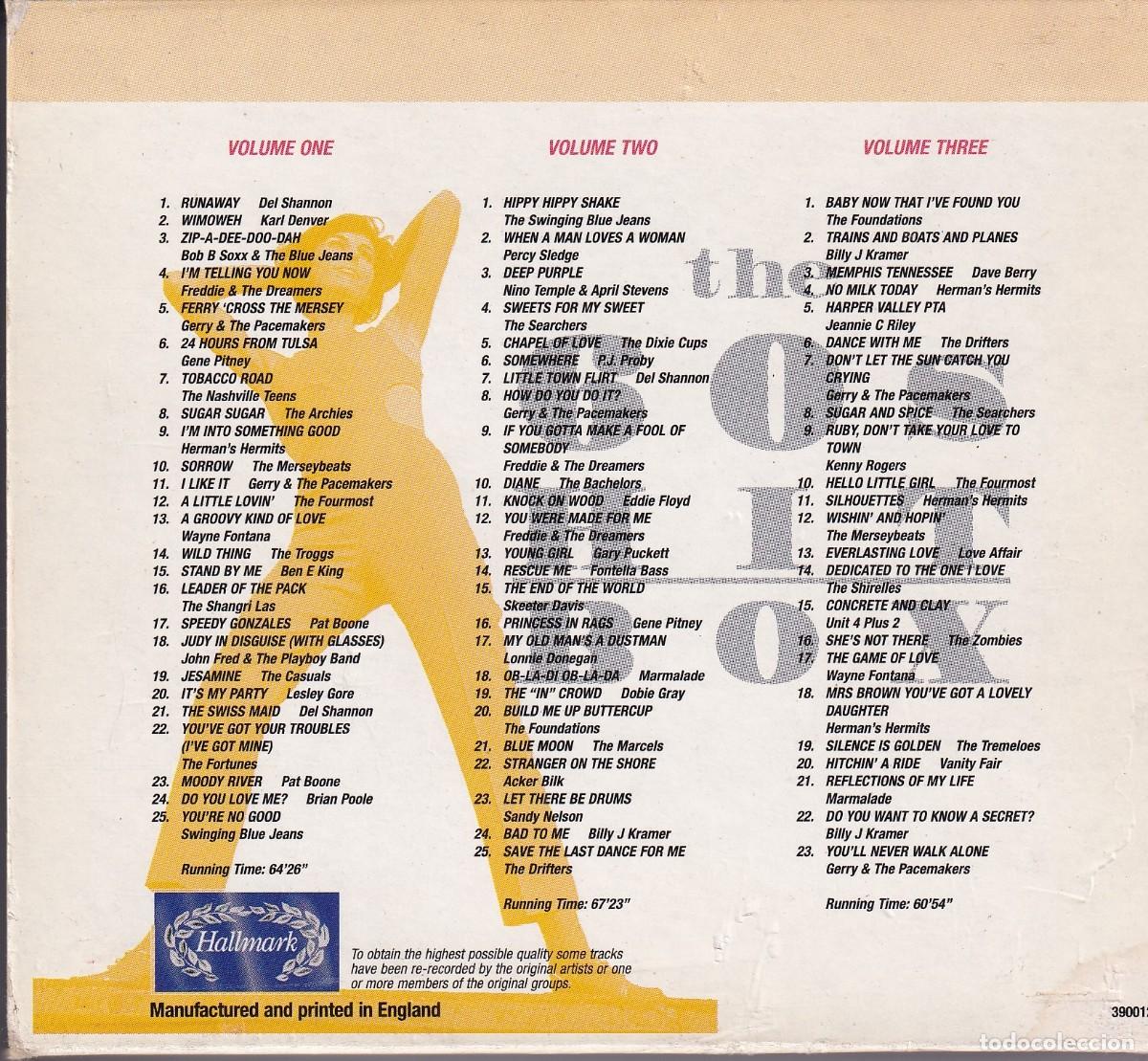 CDs de m&uacute;sica: The 60s Hit Box - 3 Cds - Foto 2