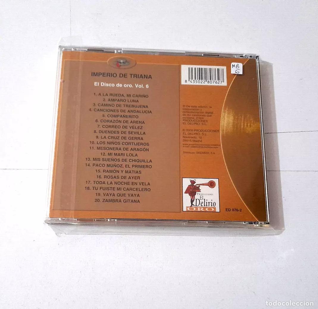 CDs de m&uacute;sica: IMPERIO DE TRIANA &rdquo;EL DISCO DE ORO&rdquo; CD 20 TRACKS - Foto 2