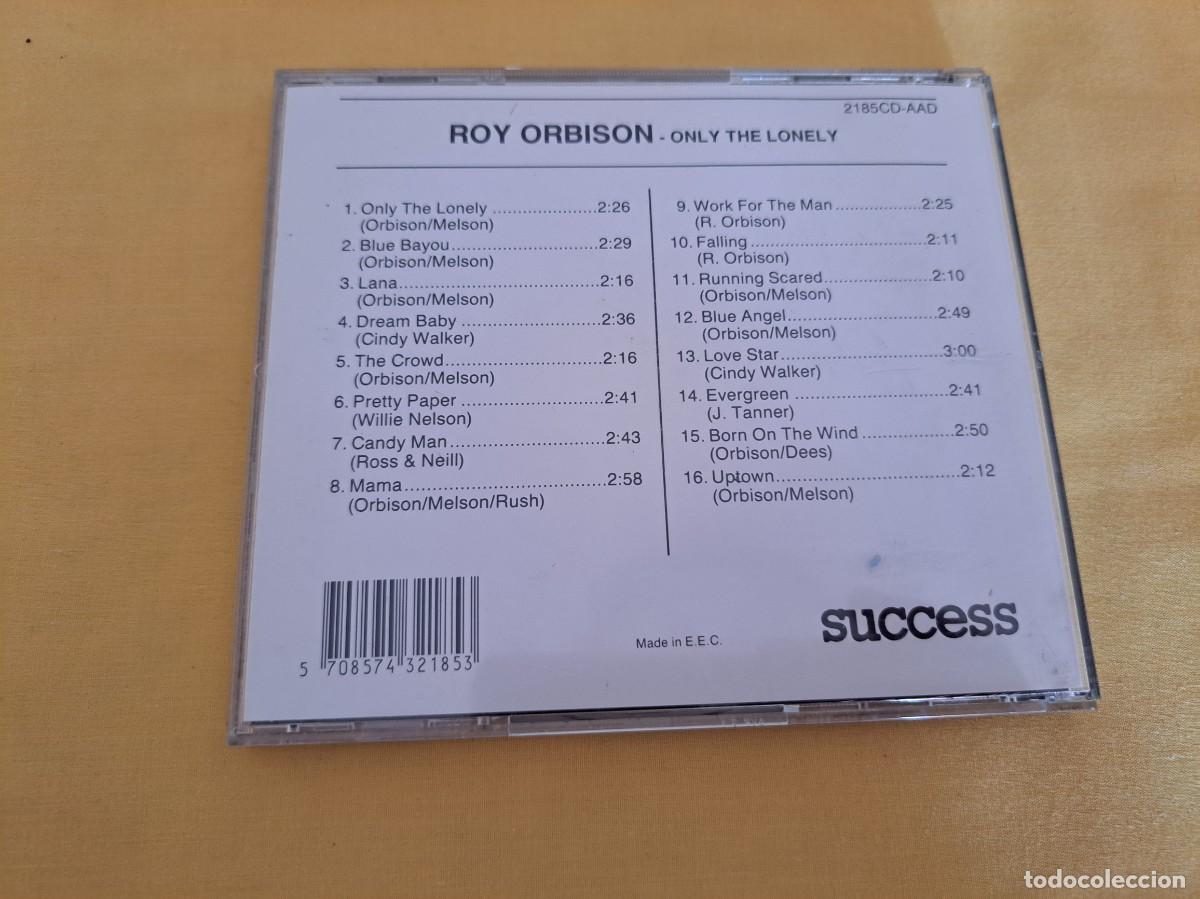 CDs de m&uacute;sica: ROY ORBISON - ONLY THE LONELY - SUCCESS - CD - Foto 3