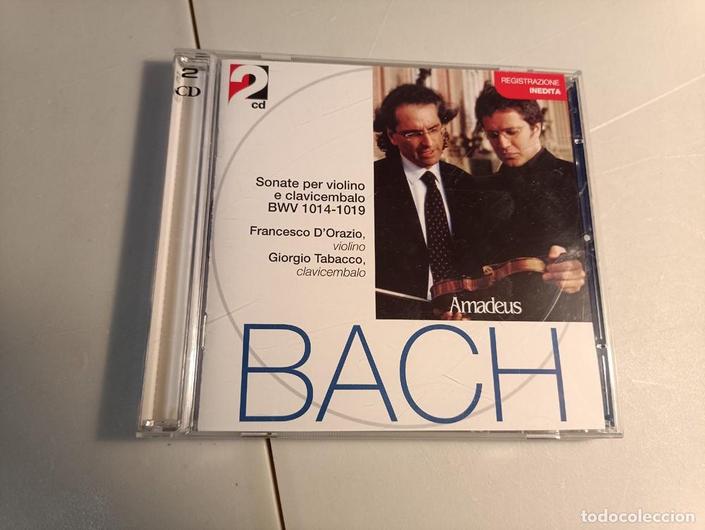 CDs de m&uacute;sica: BACH - SONATE PER VIOLINO E CLAVICEMBALO (AMADEUS) - Foto 1