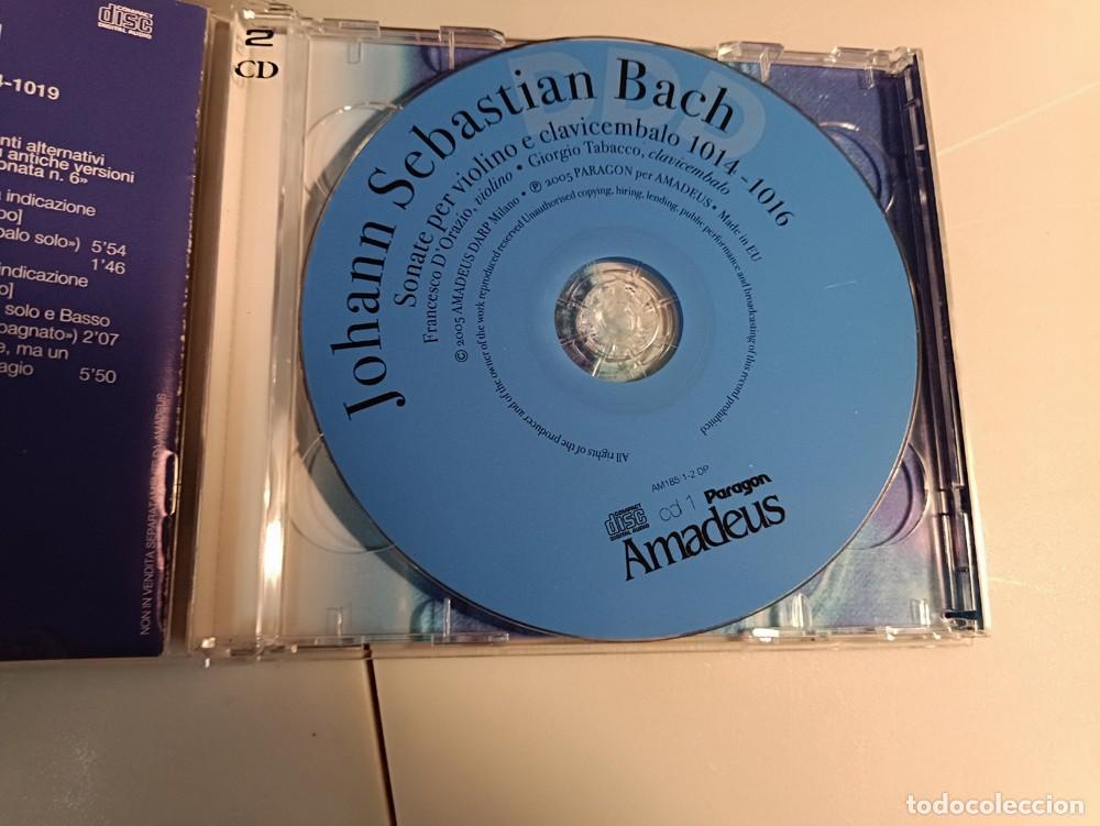 CDs de m&uacute;sica: BACH - SONATE PER VIOLINO E CLAVICEMBALO (AMADEUS) - Foto 2
