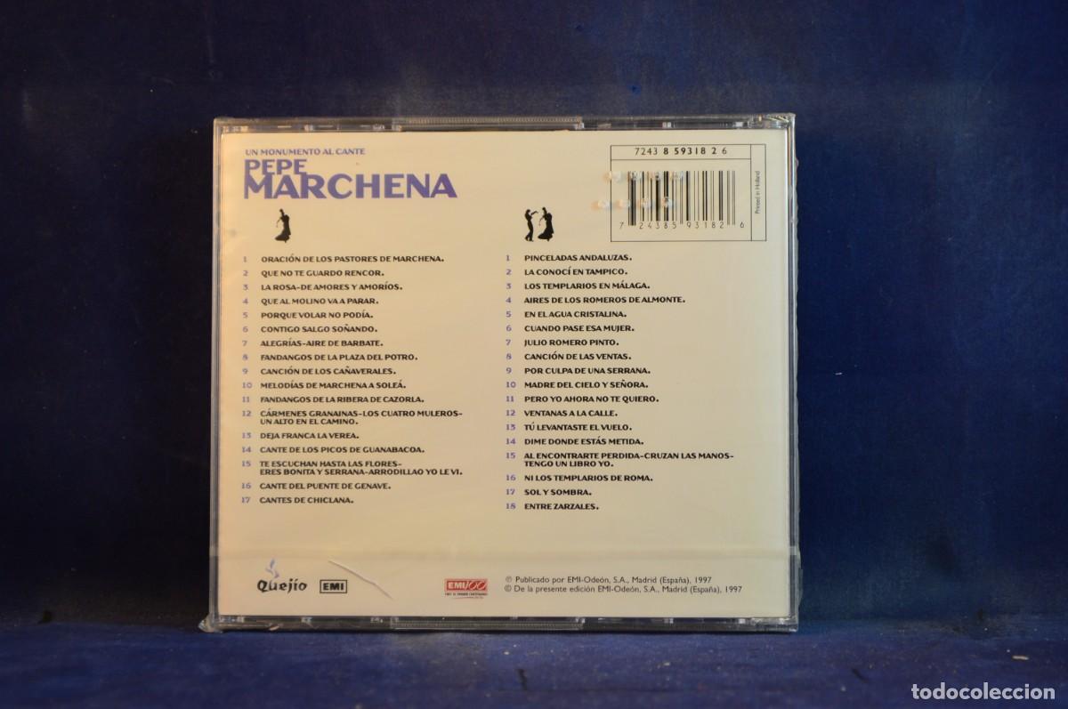 CDs de m&uacute;sica: PEPE MARCHENA &ndash; UN MONUMENTO AL CANTE - 2 CD - Foto 2