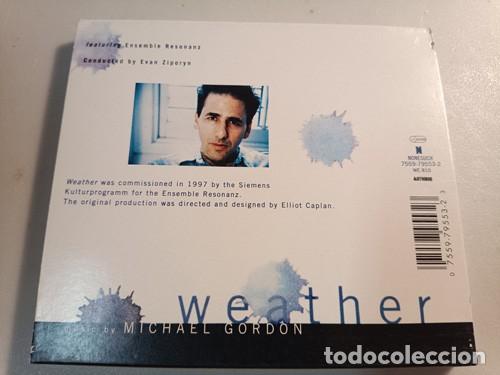 CDs de m&uacute;sica: MICHAEL GORDON - WEATHER (NONESUCH) - Foto 2