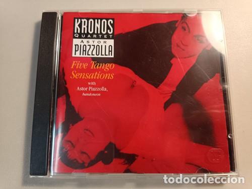 CDs de m&uacute;sica: KRONOS QUARTET ASTOR PIAZZOLLA - FIVE TANGO SENSATIONS (NONESUCH) - Foto 1