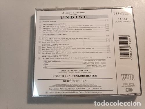 CDs de m&uacute;sica: ALBERT LORTZING - UNDINE (LASERLIGHT CLASSICS) - Foto 2
