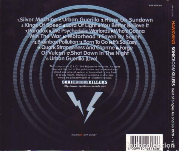 CDs de m&uacute;sica: Hawkwind - Sonic Boom Killers - Foto 2