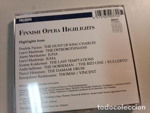 CDs de m&uacute;sica: FINNISH OPERA HIGHLIGHTS (FINLANDIA) - Foto 2