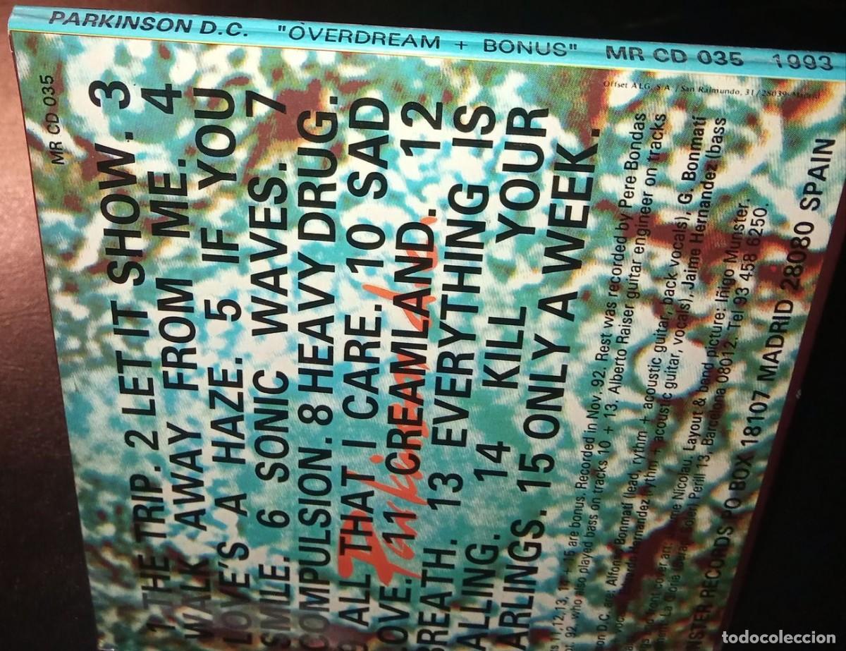 CDs de m&uacute;sica: Parkinson D.C. &lrm;&ndash; Overdream + Bonus (CD) - Foto 3