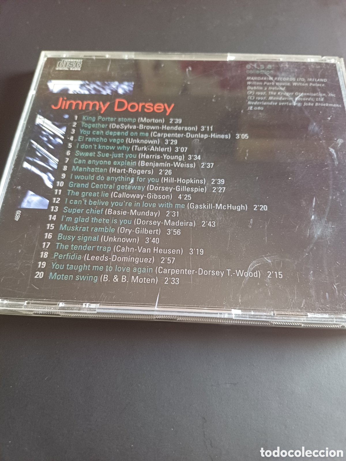 CDs de m&uacute;sica: Jimmy Dorsey Jazz Masters - CD - Foto 2