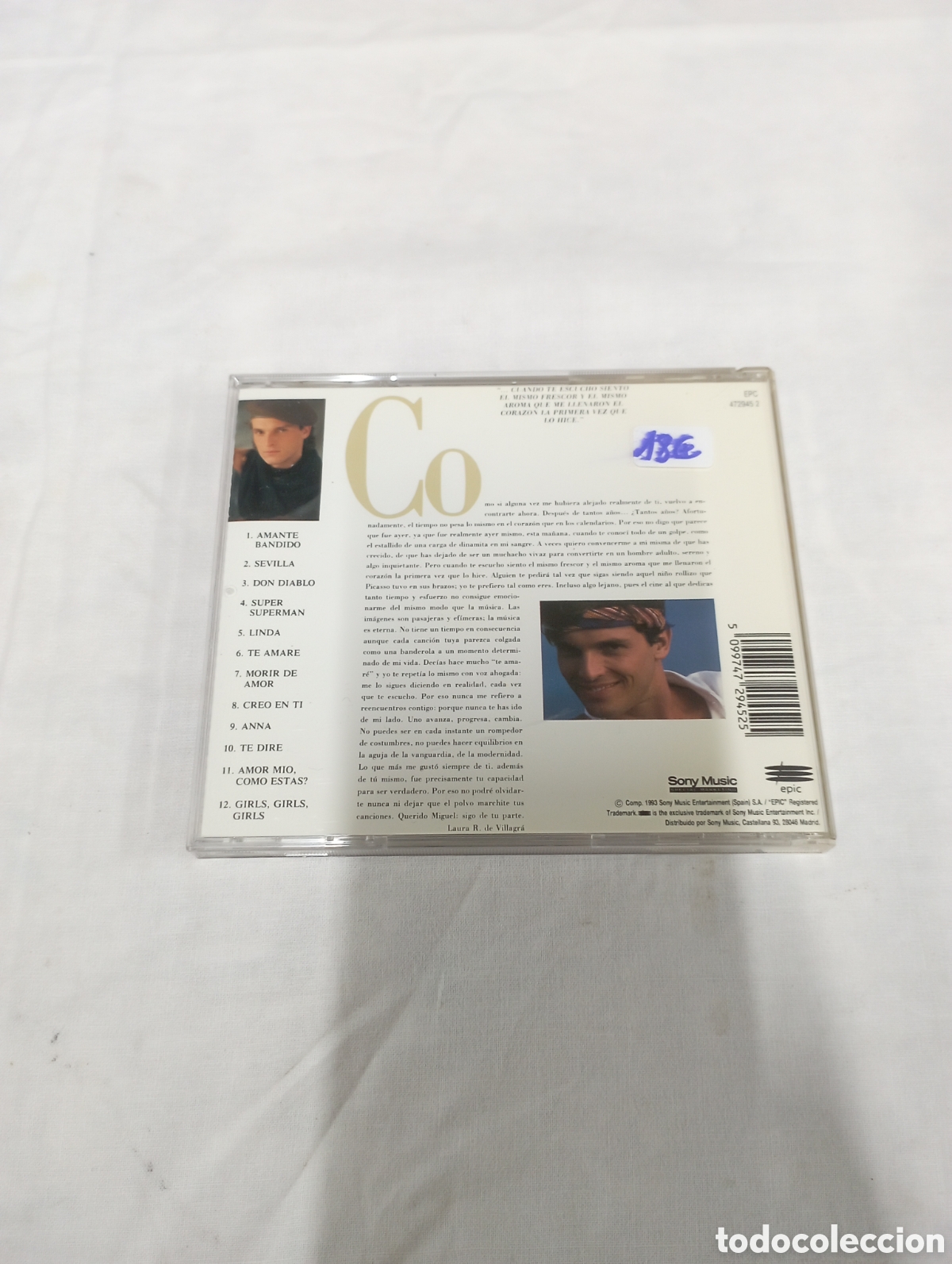 CDs de m&uacute;sica: Miguel Bose querido miguel - Foto 2