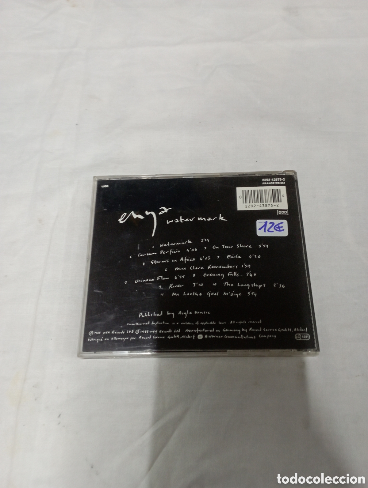 CDs de m&uacute;sica: Enya Watermark original - Foto 2