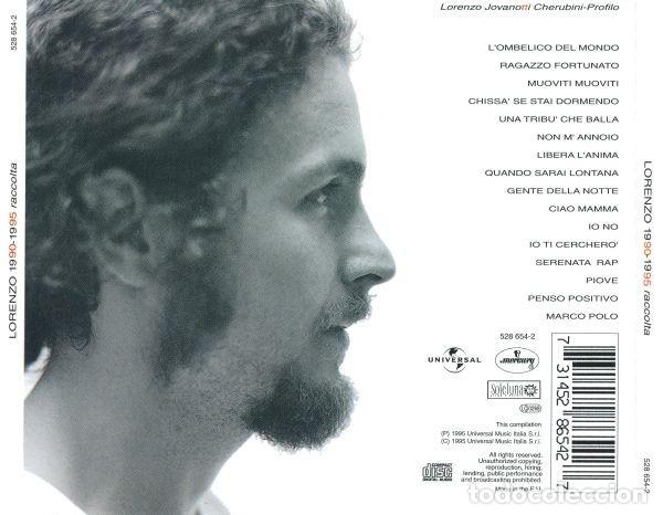 CDs de m&uacute;sica: Jovanotti - 1990-1995 Raccolta - Foto 2