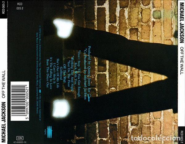 CDs de m&uacute;sica: Michael Jackson - Off the Wall - Foto 2