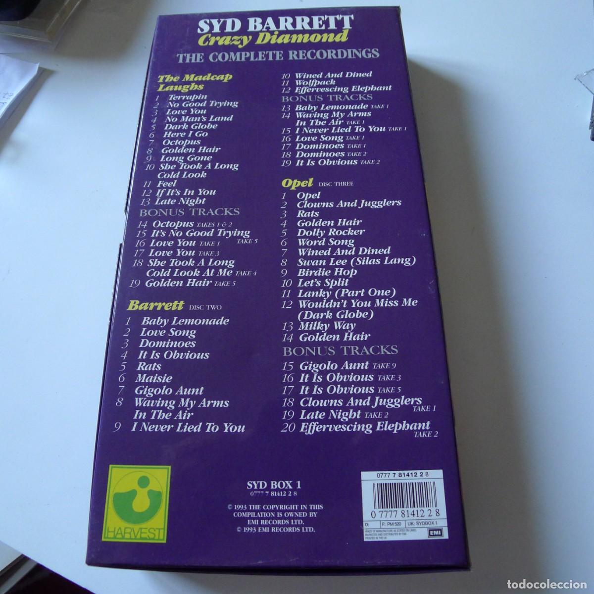 CDs de m&uacute;sica: Syd Barrett &ndash; Crazy Diamond 3CD LONG BOX SET - Foto 2