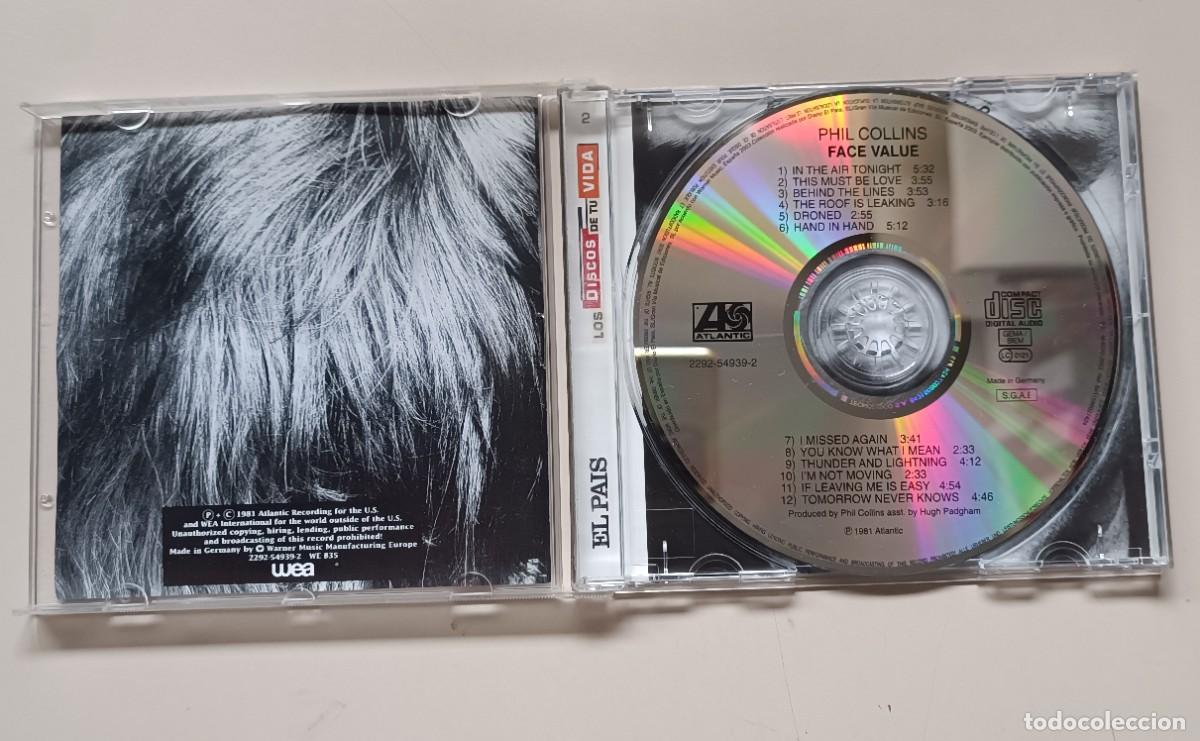 CDs de m&uacute;sica: Phil Collins - Face Value - 1987 - Germany - Foto 2
