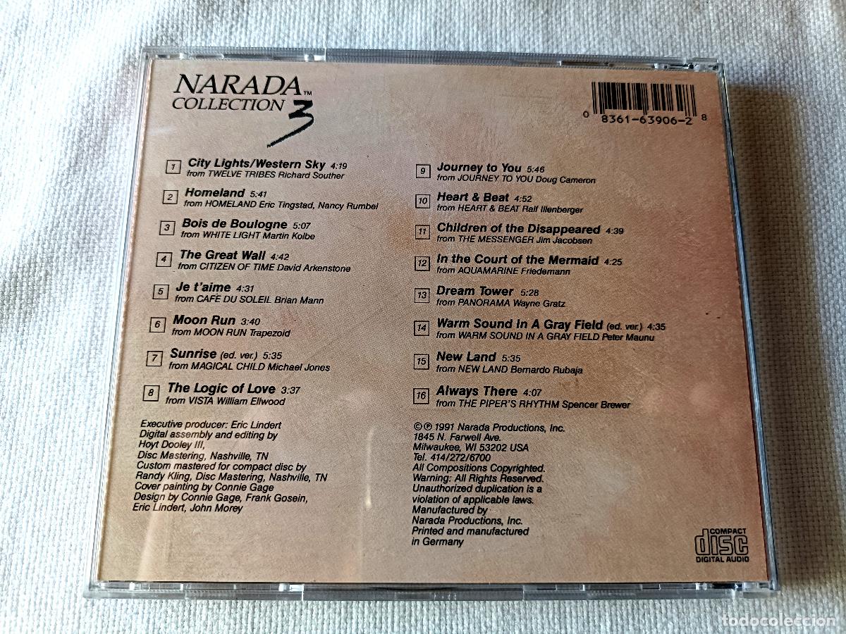 CDs de m&uacute;sica: VARIOS: NARADA COLLECTION 3 - NEW AGE - CD - Foto 2
